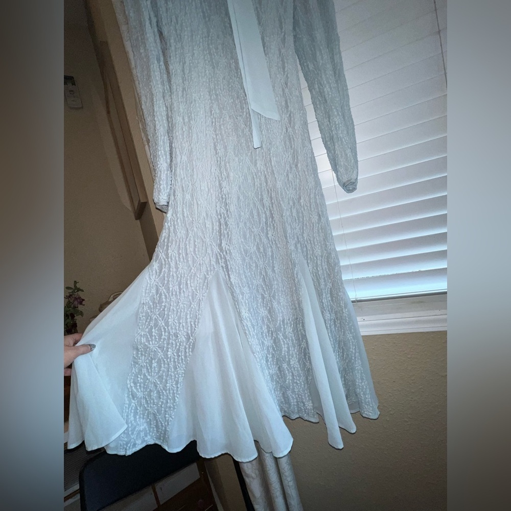 Vintage Lace Long Sleeve Dress